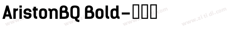 AristonBQ Bold字体转换